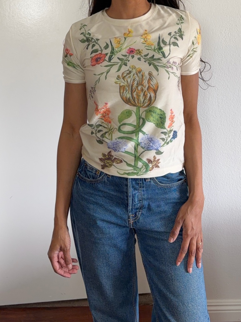 Y/Project Floral Multicolor Top